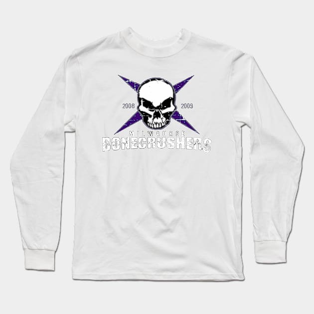 Milwaukee Bonecrushers Long Sleeve T-Shirt by wifecta